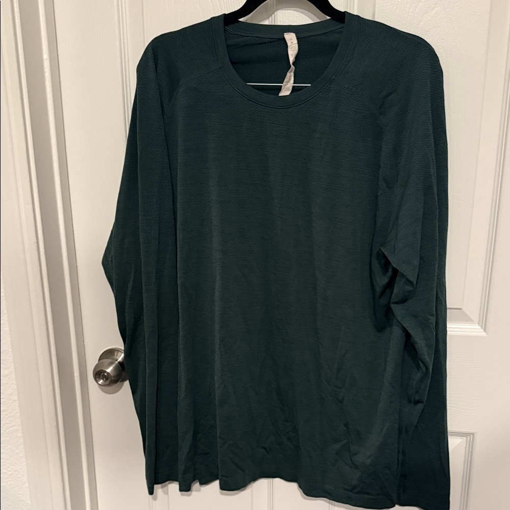 lululemon athletica Dark Green Long Sleeve Tee